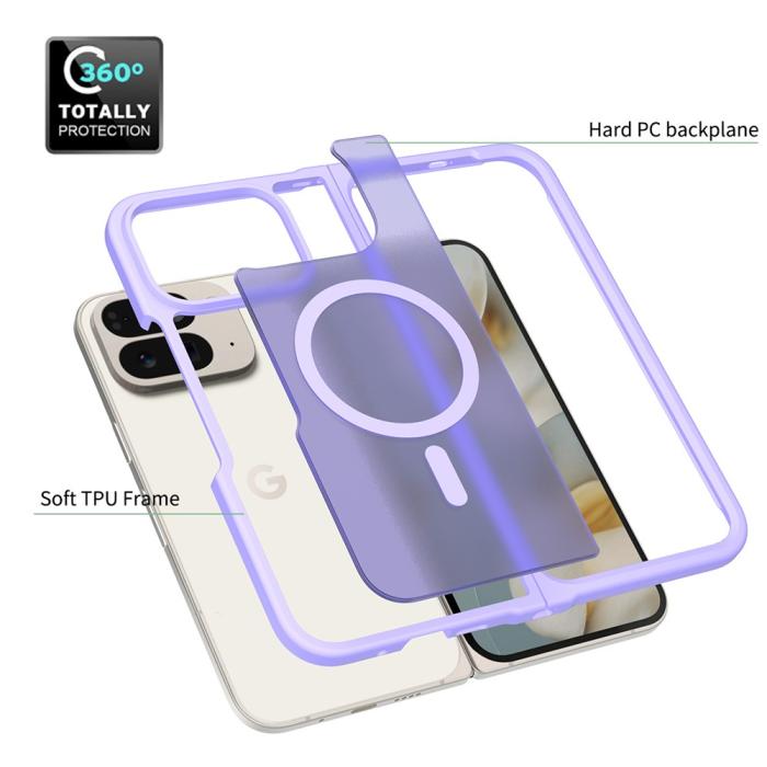 Bild 5,  Google Pixel 10 Pro Fold Skal MagSafe Hybrid Skin Touch Lila