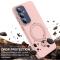  Samsung Galaxy A37 5G Skal MagSafe Kickstand Hybrid Rosa