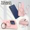  Samsung Galaxy A37 5G Skal MagSafe Kickstand Hybrid Rosa
