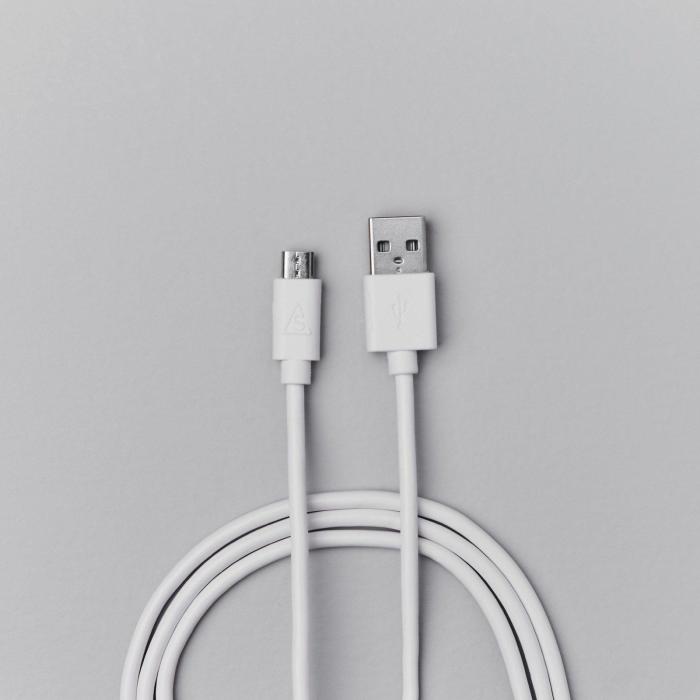 Bild 5, Smartline Smartline 1m Micro USB Laddningskabel Vit