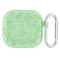  AirPods 4 Skal Med Motiv Blommor Silikon Grön