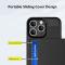  iPhone 15 Skal Hybrid Armor Med Kortfack Svart