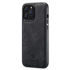 DG.MING DG.MING iPhone 15 Pro Max Skal L&auml;derbelagt Svart