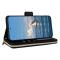  Samsung Galaxy S25 Fodral Rhombus Läder Svart