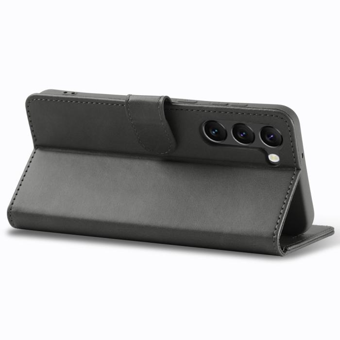 Bild 4, LC.IMEEKE LC.IMEEKE Samsung Galaxy S24 Fodral Läder Grå