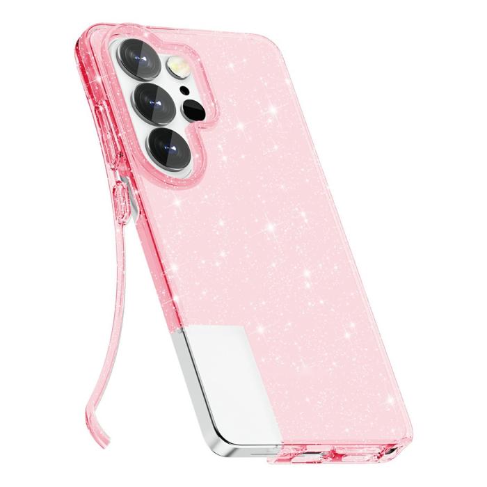 Bild 4,  Samsung Galaxy S26 Ultra Skal Glitter TPU Rosa