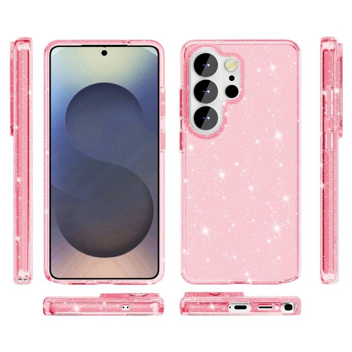 Bild 5,  Samsung Galaxy S26 Ultra Skal Glitter TPU Rosa