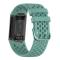  Fitbit Charge 6 / 5 Armband Silikon Ihåligt Svartaktig Grön
