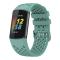 Fitbit Charge 6 / 5 Armband Silikon Ihåligt Svartaktig Grön