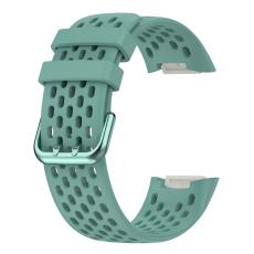  Fitbit Charge 6 / 5 Armband Silikon Ih&aring;ligt Svartaktig Gr&ouml;n