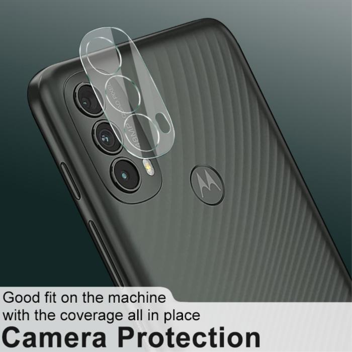 Bild 4, IMAK IMAK Motorola Moto E40 Linsskydd Härdat Glas Med Akryl Lock