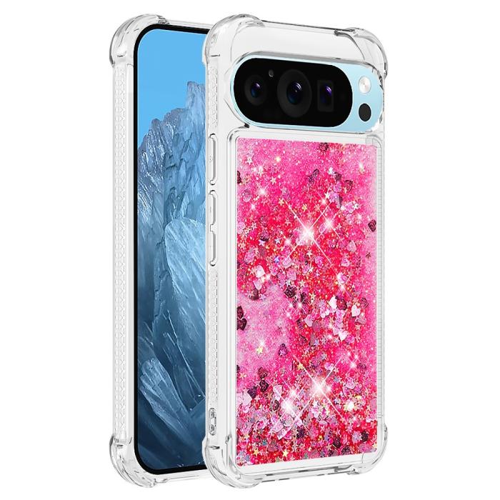 Bild 3,  Google Pixel 10 / 10 Pro Skal Glitter Quicksand Rosa