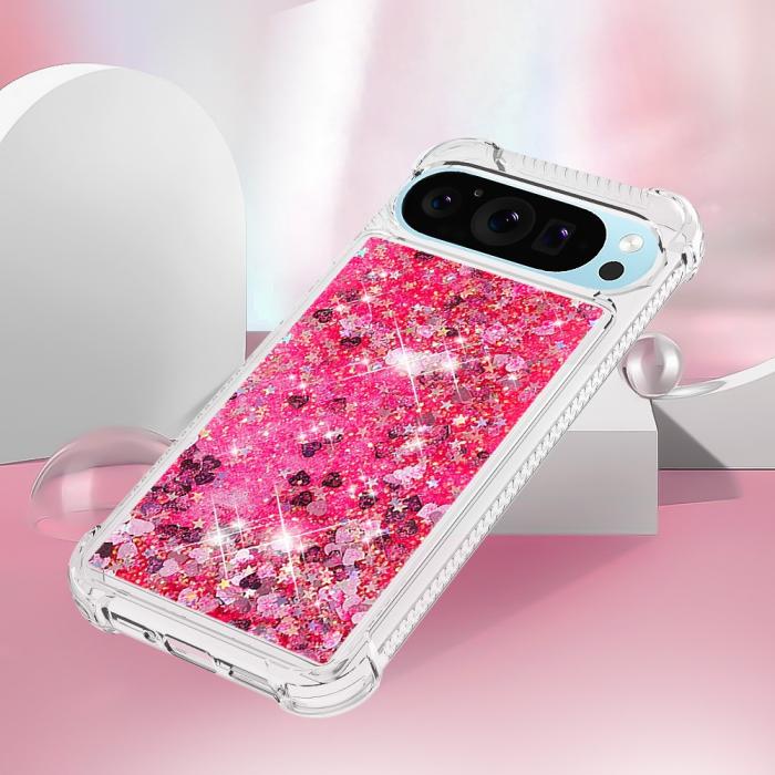 Bild 5,  Google Pixel 10 / 10 Pro Skal Glitter Quicksand Rosa