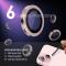 NORTHJO NORTHJO iPhone 15/15 Plus/14/14 Plus Linsskydd 3-PACK Rosa