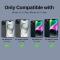 NORTHJO NORTHJO iPhone 15/15 Plus/14/14 Plus Linsskydd 3-PACK Svart