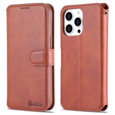 AZNS AZNS iPhone 14 Pro Fodral L&auml;der Brun