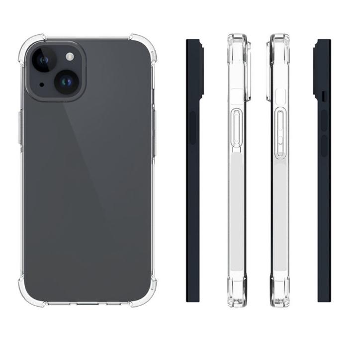 Bild 5,  iPhone 15 Plus Skal Shockproof TPU Transparent