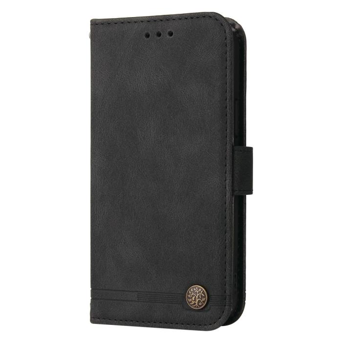 Bild 6,  Samsung Galaxy A54 5G Fodral Skin Touch Läder Svart