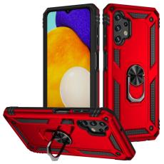  Samsung Galaxy A13 4G Skal Shockproof Ring Armor R&ouml;d