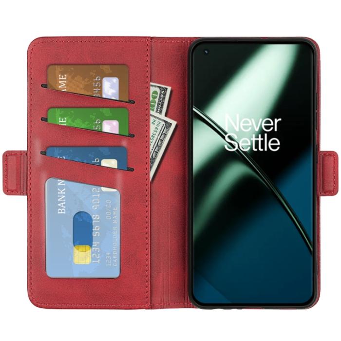 Bild 4,  OnePlus 11 5G Fodral Magnetisk Stängning Röd