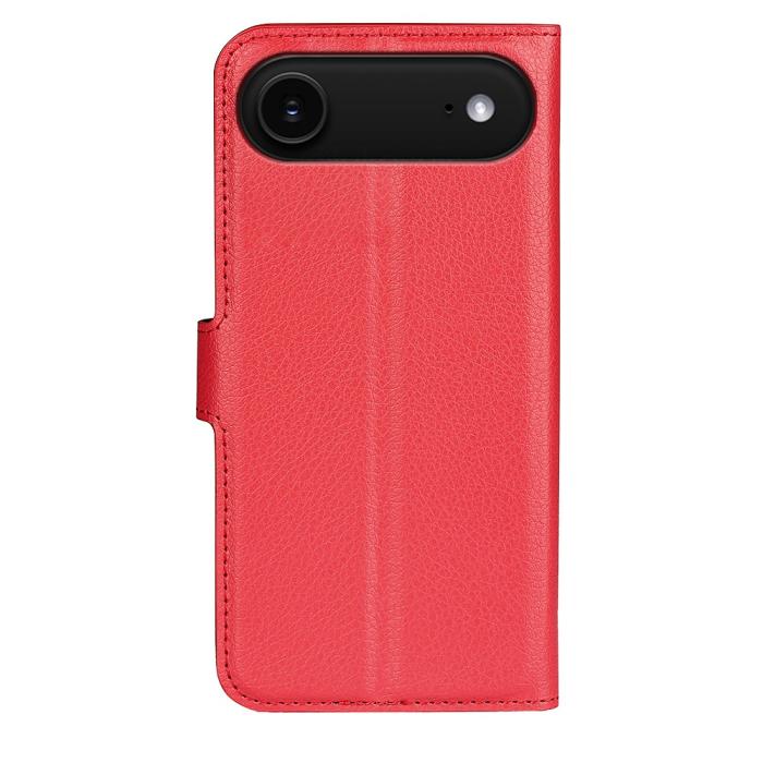 Bild 3,  iPhone Air Fodral Litchi Läder Röd