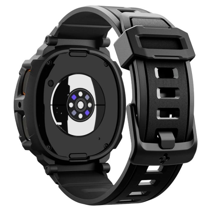 Bild 3, Spigen Spigen Galaxy Watch 8 40 mm Skal/Armband Rugged Armor 'Pro' Matt Svart