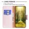  Samsung Galaxy S24 Ultra Fodral Litchi Shark Roséguld