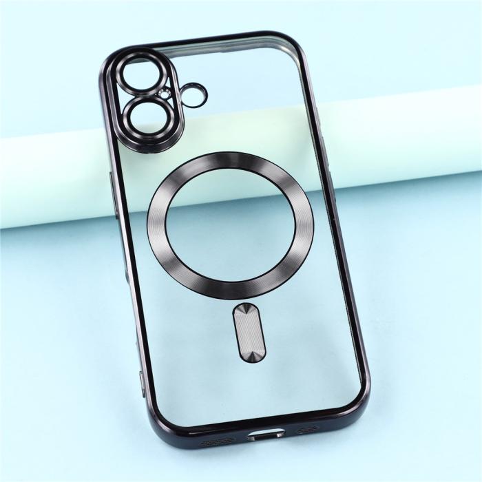 Bild 6,  iPhone 17 Skal MagSafe Electroplated TPU Svart