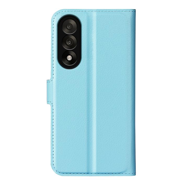 Bild 3,  OnePlus Nord 5 5G Fodral Litchi Läder Blå