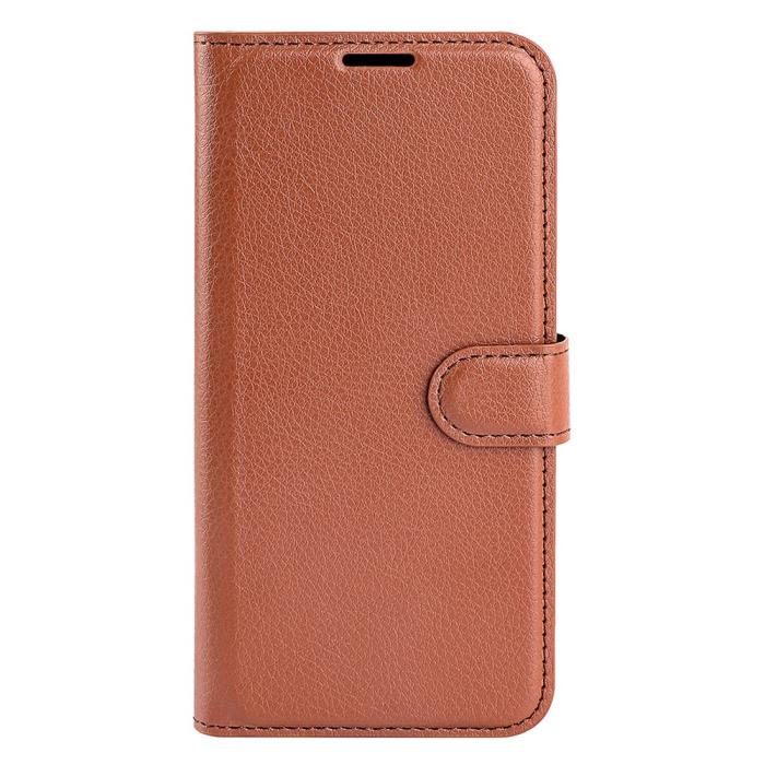 Bild 5,  Xiaomi 15 Fodral Litchi Läder Brun