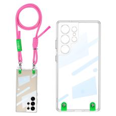 GKK GKK Samsung Galaxy S25 Ultra Skal Med Mobilsn&ouml;re Rosa