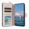  Samsung Galaxy S25 Fodral Rhombus Läder Beige