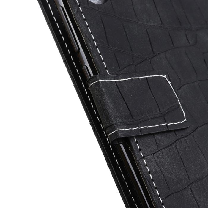 Bild 6,  Xiaomi Redmi 10C Fodral Krokodil Textur Svart