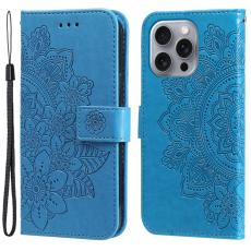  iPhone 16 Pro Fodral Mandala L&auml;der Bl&aring;