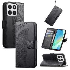  Honor 400 Smart Fodral Med Fj&auml;ril Tryck Svart
