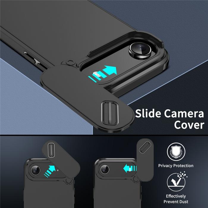 Bild 3,  iPhone Air Skal Hybrid Armor CamCover Svart
