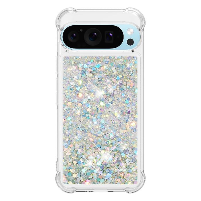 Bild 2,  Google Pixel 10 / 10 Pro Skal Glitter Quicksand Silver