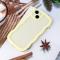  iPhone 14 Skal Wavy Hybrid Transparent/Gul