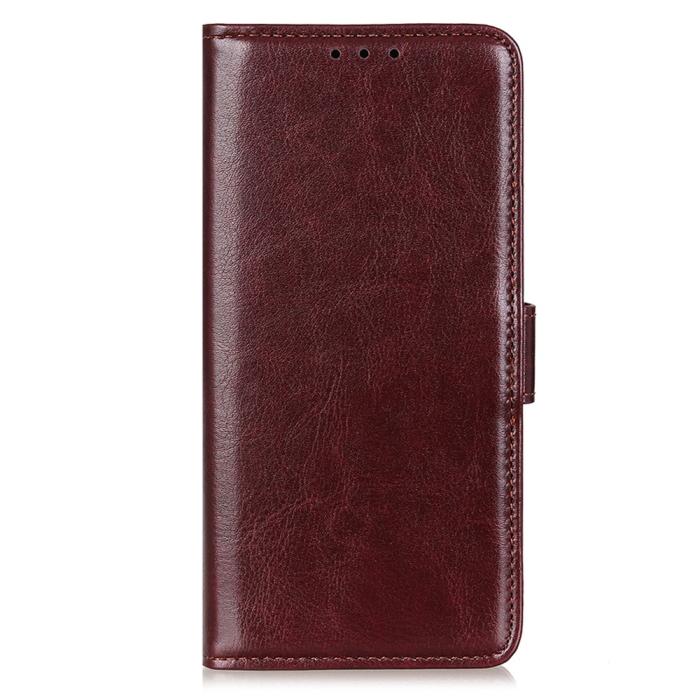 Bild 6,  Xiaomi 14T Fodral Crazy Horse Läder Brun