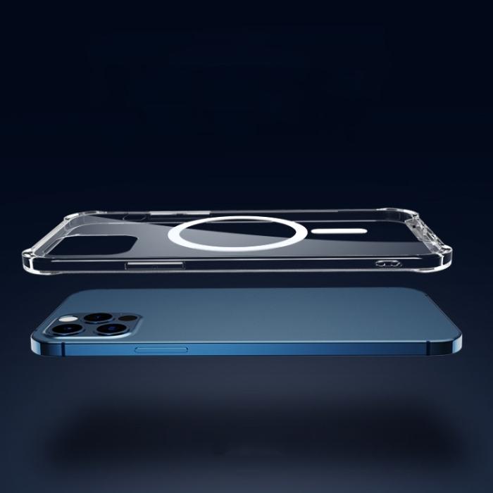 Bild 3,  iPhone 14 Skal MagSafe Shockproof AirBag Transparent