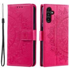  Samsung Galaxy S24 Fodral Mandala L&auml;der Rosa