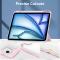  iPad Air 13 2026-2024 Fodral Hybrid Med Pennhållare Rosa