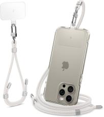 Spigen Spigen Mobilsn&ouml;re / Handledsrem Strap Set Pearl White