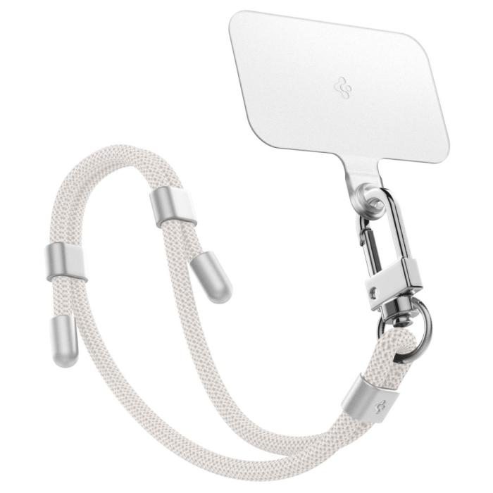 Bild 3, Spigen Spigen Mobilsnöre / Handledsrem Strap Set Pearl White
