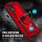  Samsung Galaxy A13 4G Skal Shockproof Ring Armor Röd