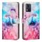  Motorola Moto E13 Fodral Marmor Rosa/Lila