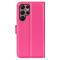  Samsung Galaxy S23 Ultra Fodral Litchi Läder Rosa