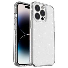  iPhone 14 Pro Max Skal Shockproof Glitter TPU Transparent