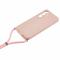  Samsung Galaxy S25 Skal TPU Med Mobilsnöre Rosa