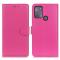  Motorola Moto G50 - Litchi Läder Fodral - Rosa